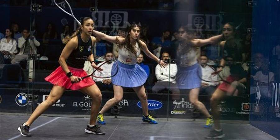 هانيا الحمامي تتوج بلقب بطولة الجونة الدولية للاسكواش على حساب نور الشربيني