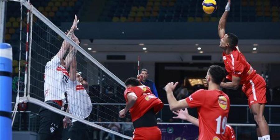 الأهلي يتوج بكأس مصر للكرة الطائرة بالفوز على الزمالك في مباراة مثيرة