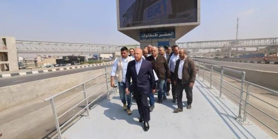 وزير النقل يتابع جاهزية المرحلة الثانية لمشروع الأتوبيس الترددي السريع BRT