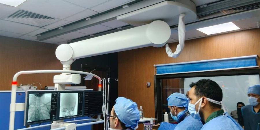 نجاح إجراء أول حالة سحب جلطة حادة بالمخ بمستشفى طيبة التخصصي بإسنا