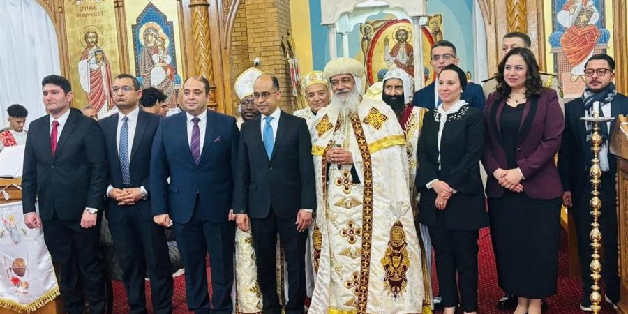 السفير أحمد شريف يشارك أقباط جنوب أفريقيا احتفالات عيد القيامة وينقل تهنئة الرئيس السيسي