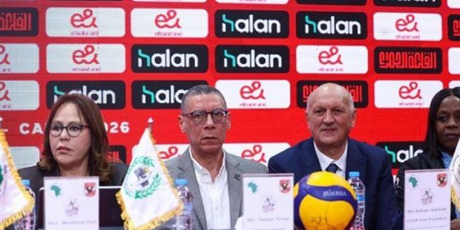 رئيس اتحاد الطائرة: نثق في قدرة الأهلي على تنظيم بطولة إفريقيا بصورة مشرفة