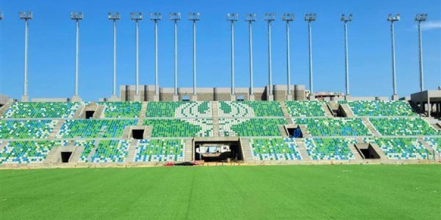 الشباب والرياضة تعلن الانتهاء من زراعة نجيل ستاد النادي المصري الجديد