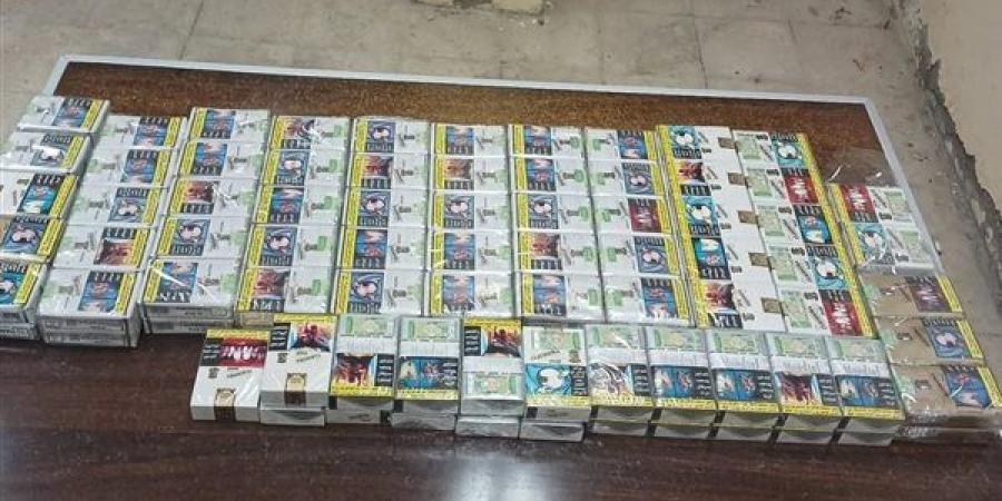 ضبط 51 ألف عبوة سجائر مهربة داخل محل غير مرخص بالأزبكية
