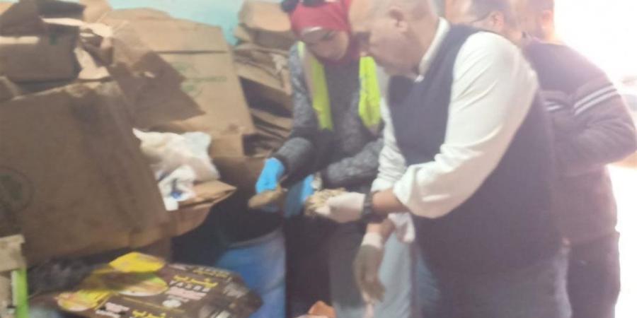 ضبط طن ونصف كيلو أسماك ورنجة وفسيخ فاسدة في القليوبية