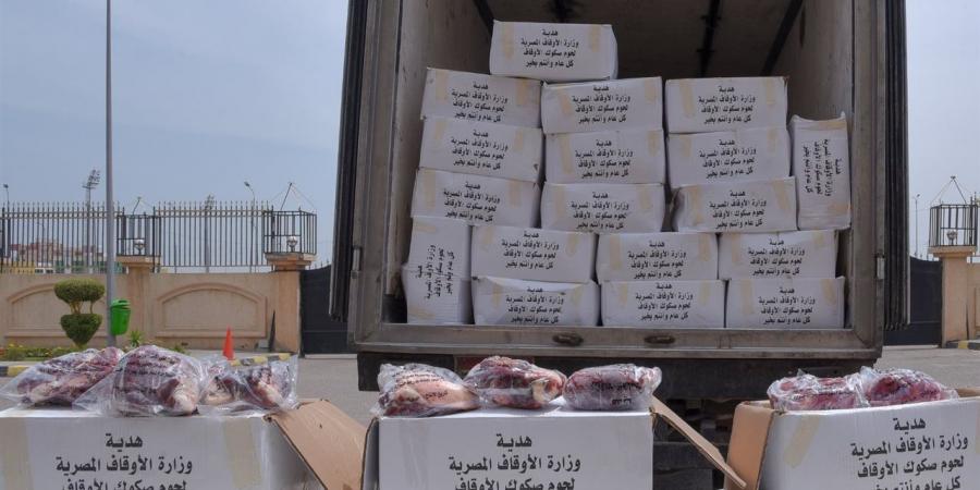 توزيع 4 أطنان من لحوم صكوك الإطعام على الأسر الأولى بالرعاية في الغربية