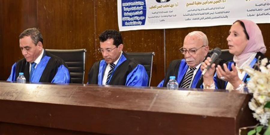 مناقشة رسالة ماجستير عن دور الاتصالات التسويقية في تمويل الأندية بجامعة العاصمة