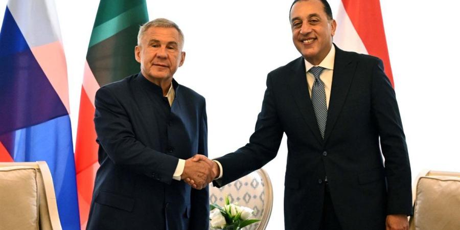 رئيس الوزراء يستقبل رئيس جمهورية تتارستان بروسيا الاتحادية