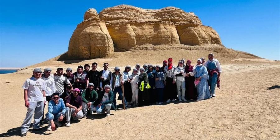 جامعة بني سويف الأهلية تنظم دراسة ميدانية لطلاب برنامج المساحة