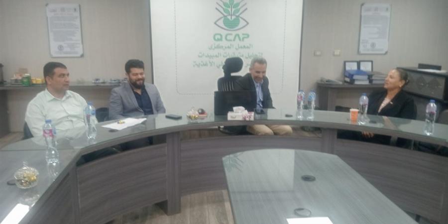 التصديري للصناعات الغذائية يتفقد المعمل المركزي لتحليل متبقيات المبيدات