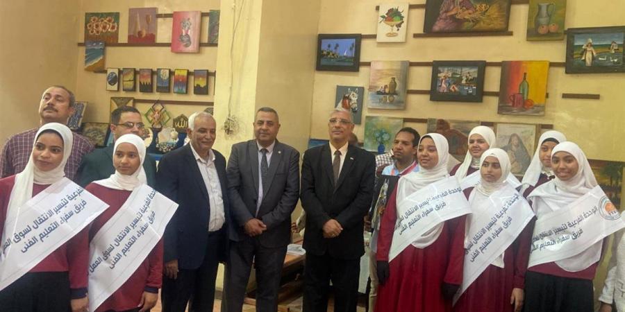 افتتاح معرض التعليم الفني بمعسكر قنا الدائم