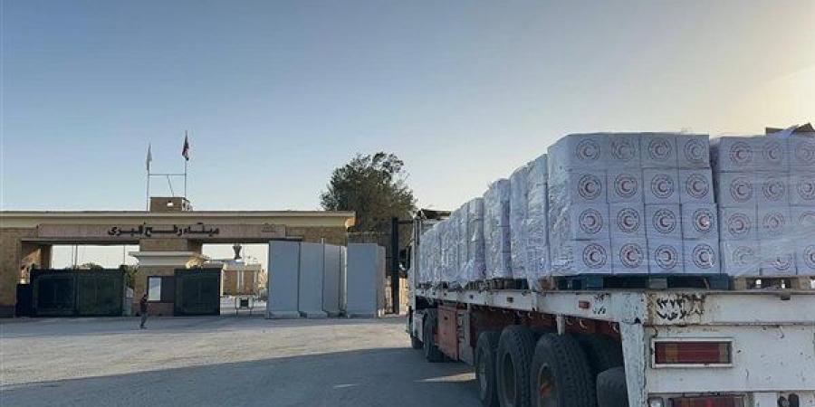 تدفق المساعدات لغزة عبر معبر رفح واستمرار عودة المرضى بعد العلاج بمصر