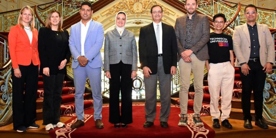 نائب رئيس جامعة عين شمس تستقبل وفدًا رفيع المستوى من جامعة برلين التقنية