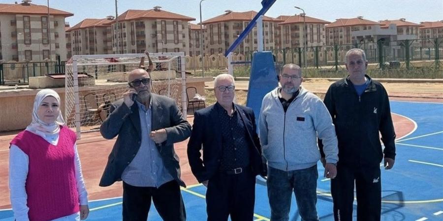 لجنة "الشباب والرياضة" تستلم الملعب المتعدد الجديد بنادي دمياط الرياضي