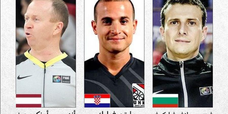 طاقم تحكيم أجنبي لمباراة الأهلي والزمالك في نصف نهائي كأس مصر لكرة السلة