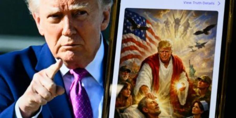 صحيفة "مترو" البريطانية.. المسيح لترامب: "لقد حان حسابكم"