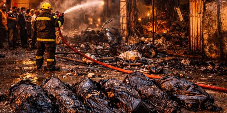 النيابة تُسرع إجراءات تقارير الطب الشرعي لضحايا حريق مصنع الزاوية الحمراء