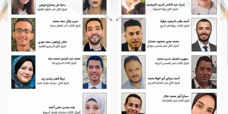 ننشر أسماء الفائزين بجوائز الأعلى للثقافة في مسابقة المواهب الأدبية