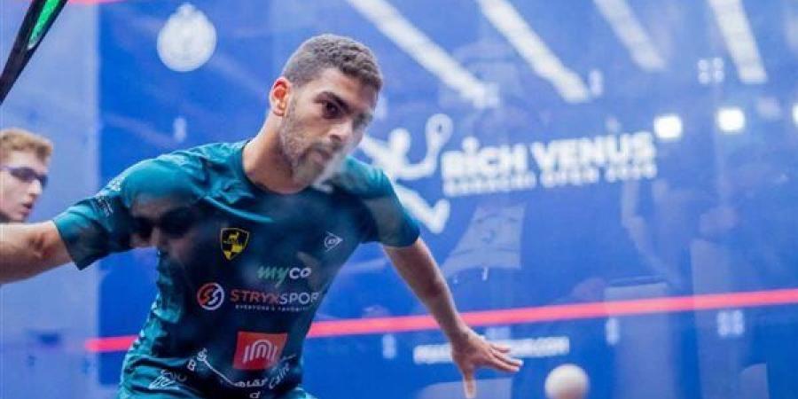 ابو العينين يتأهل إلى نصف نهائي بطولة سبورتويرك هامبورج للإسكواش