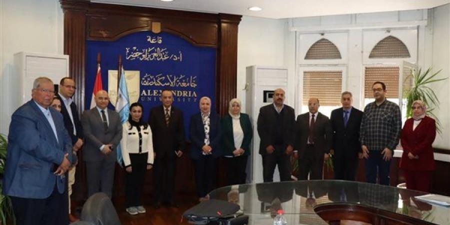 جامعة الإسكندرية تعقد الاجتماع الأول لمكتب نزاهة الأبحاث العلمية