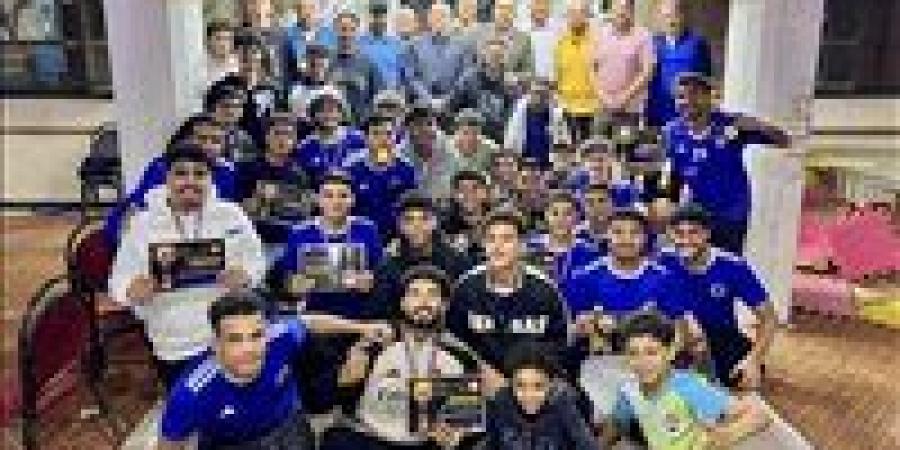 تكريم فريق المرج 2005 بعد الفوز ببطولتي القاهرة والسوبر