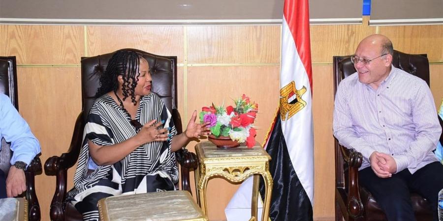 لقاء دولي في ضيافة رئيس جامعة سوهاج للريادة العالمية