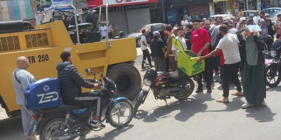بالصور.. مصرع فتاة دهسا تحت عجلات بلدوز بوسط الاسماعيلية
