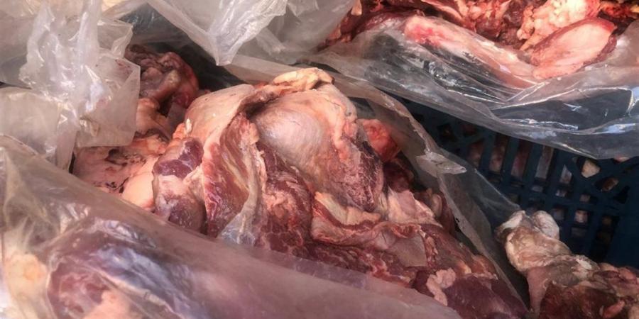 إحباط محاولة نقل لحوم فاسدة بالمنوفية
