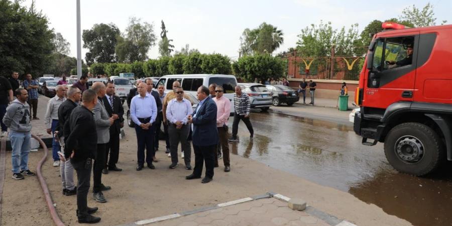 محافظ القاهرة: تشكيل لجنة هندسية لبيان مدى تأثير حريق مخزن الخردة بمدينة نصر