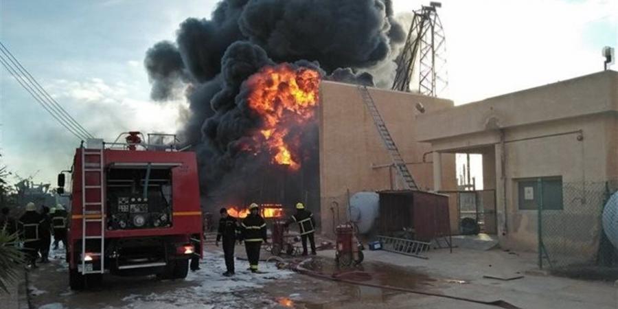 المعمل الجنائى يفحص محول كهرباء محترق بأبو النمرس لبيان شبهة جنائية أو ماس كهربائي