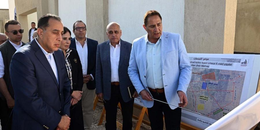 مدبولى يتابع مشروع إنشاء 17 تجمعاً تنمويا حضاريا برفح والشيخ زويد