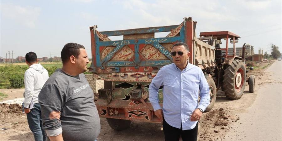 محافظ القليوبية يوجه بحصر المباني المُقامة على أملاك الري بخط 12 بنها وطوخ