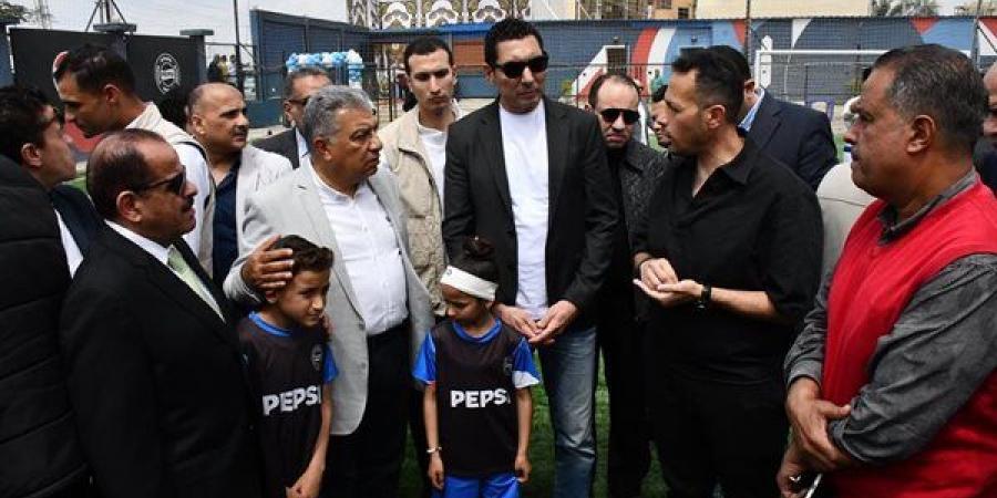 وزير الرياضة ومحافظ الدقهلية يتفقدان مركز شباب قولنجيل ويفتتحان ملعب قانوني