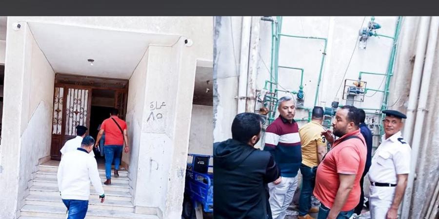 حملات مكثفة لضبط توصيلات المياه المخالفة بحي قرطبة بمدينة السادات