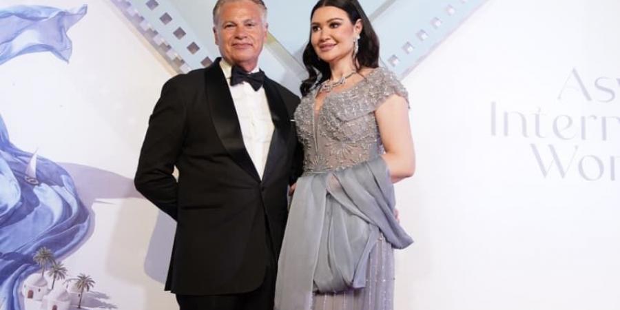 أروى جودة بفستان ساحر في مهرجان أسوان الدولى لأفلام المرأة