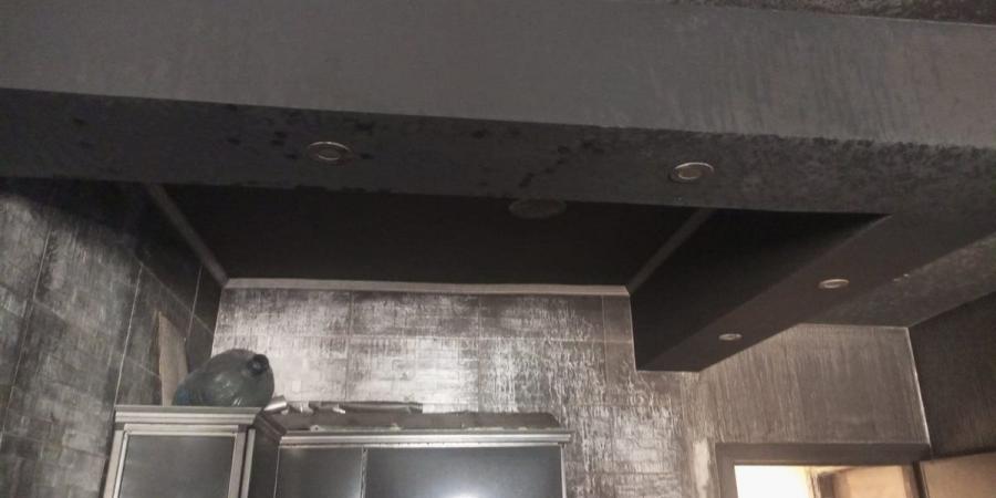 5 مصابين فى حريق شقة سكنية بالغردقة