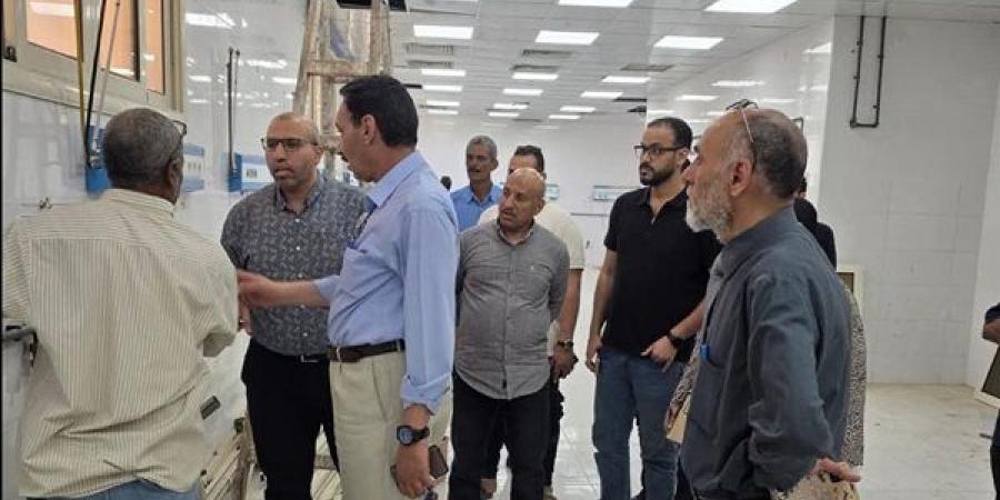 قرب الانتهاء من أعمال الإحلال والتجديد الشامل بوحدة الغسيل الكلوي بقنا الجامعى