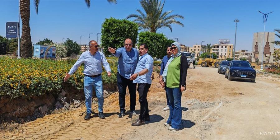 جولة ميدانية لرئيس جهاز مدينة بدر لمتابعة تطوير الطرق والبنية التحتية الزراعية