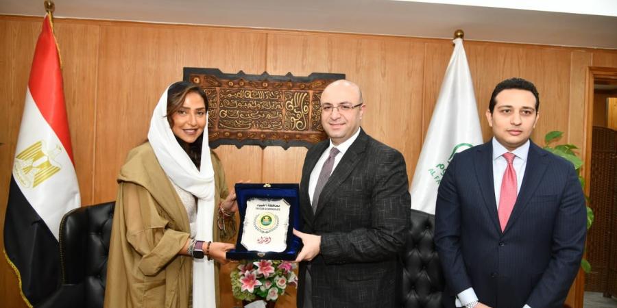 محافظ الفيوم يستقبل صاحبة السمو الملكي الأميرة لمياء بنت ماجد آل سعود