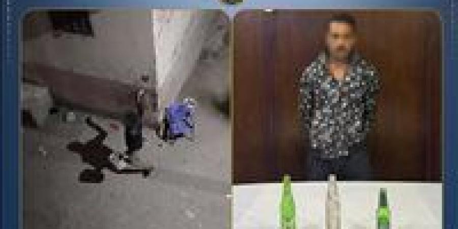 ضبط عاطل يبتز المواطنين بإلقاء الزجاجات الفارغة عليهم في المرج