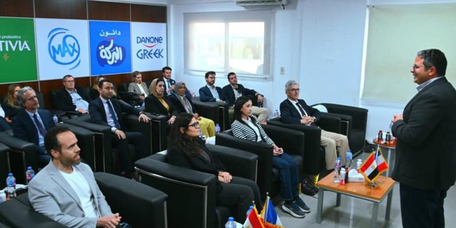 جاكلين عازر تصطحب الاتحاد الأوروبي في جولة لمشروعات التصنيع الغذائي والزراعي