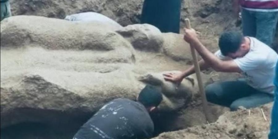 اكتشاف تمثال ضخم لرمسيس الثاني بالشرقية يعزز القيمة الأثرية والسياحية للموقع
