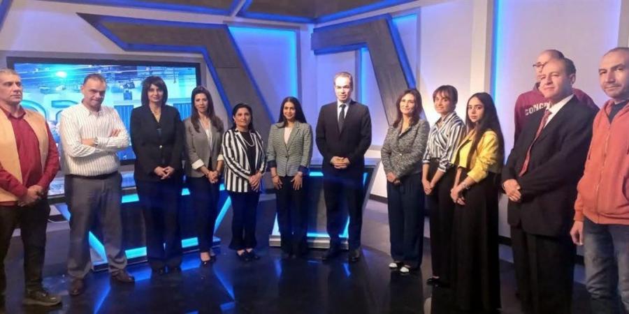 المسلماني يتفقد ستديو قناة النيل الدولية بعد تطويره