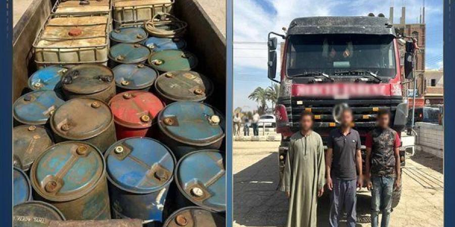 ضبط 3 أشخاص لتجميعهم المواد البترولية وبيعها في السوق السوداء بقنا