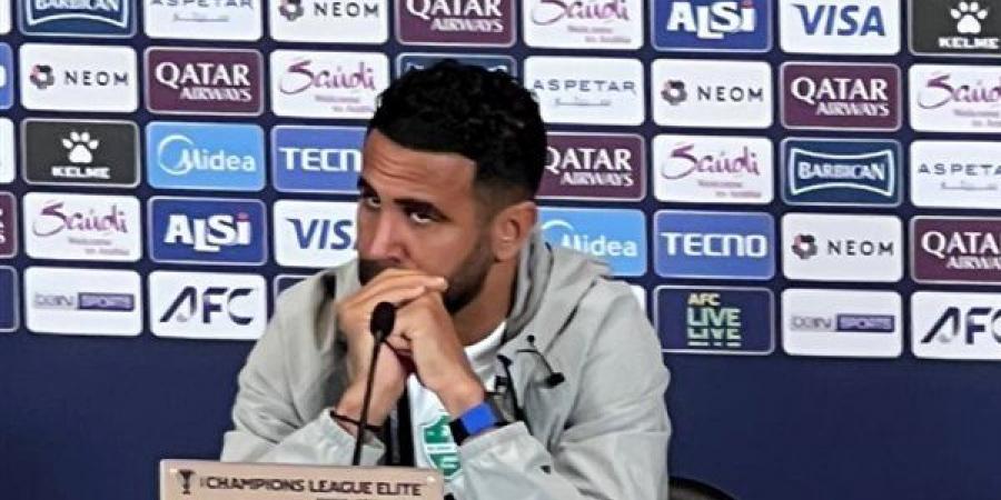 رياض محرز: كل نهائي مع الأهلي إنجاز.. ونستعد لمعركة قوية