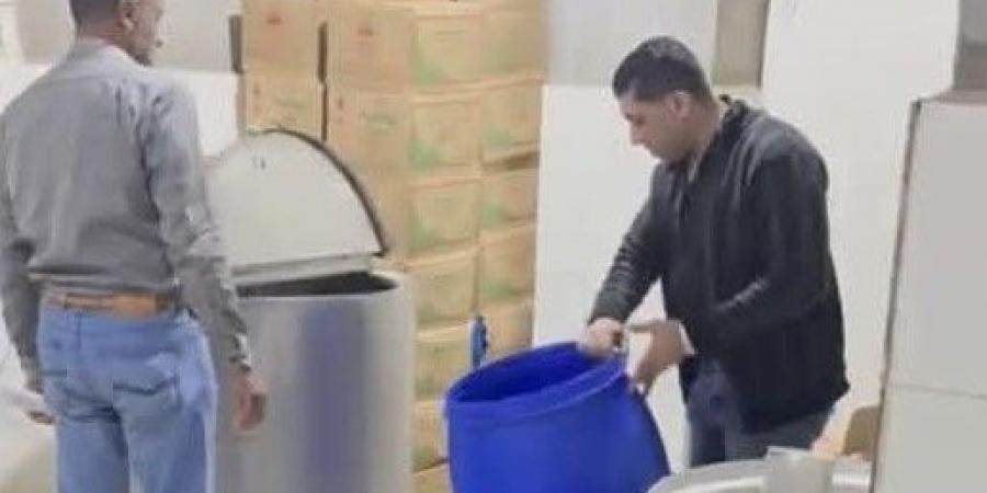 ضبط مصنع زبدة ومنتجات ألبان دون ترخيص بالفيوم