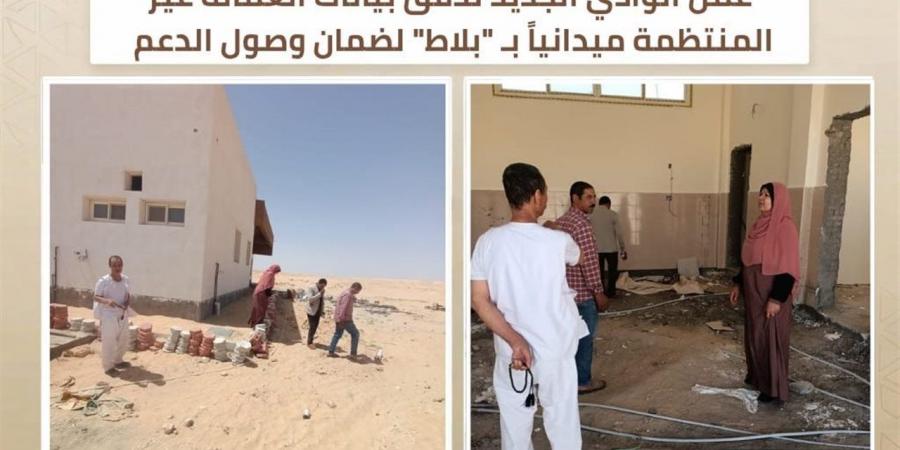 مديرية عمل الوادي الجديد تنظم حملة لمراجعة وتدقيق بيانات العمالة غير المنتظمة