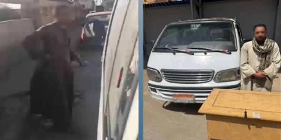 لرفضه دفع أجرة زيادة .. ضبط سائق ميكروباص لمحاولته التعدي على راكب بمفك في سوهاج
