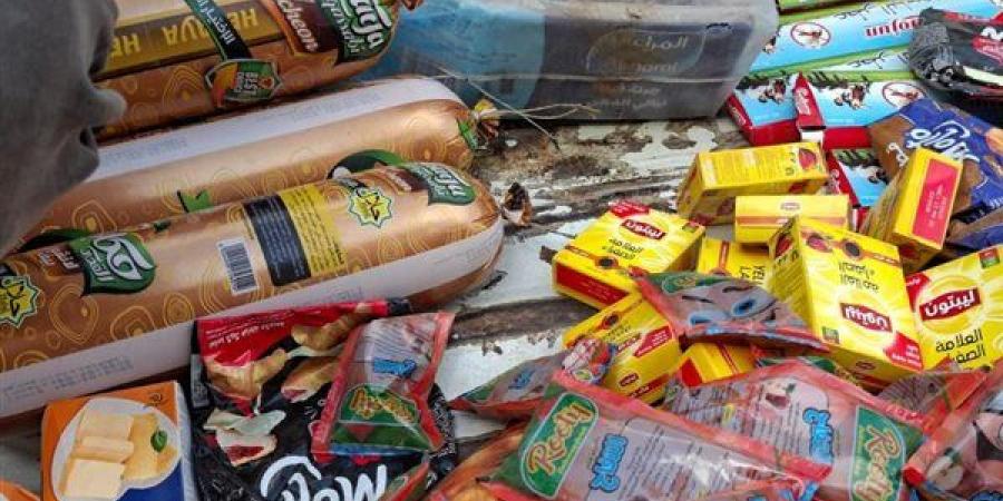 ضبط 4 أطنان سلع غذائية وأعلاف مجهولة المصدر بالغربية