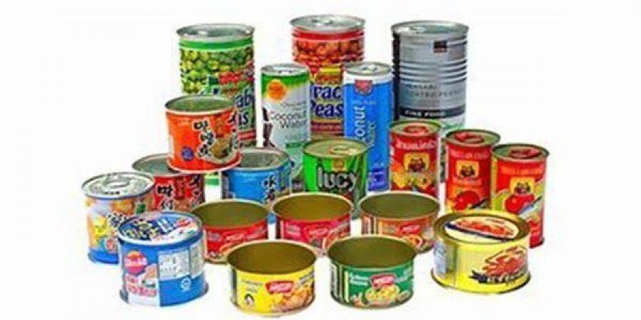 معهد تكنولوجيا الأغذية: انتفاخ العلب أو وجود صدأ مؤشر واضح لفساد المعلبات